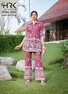 HRK 2202 Viscose Printed Western Ladies Cord Set Wholesale Shop In Surat